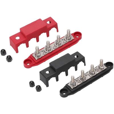 OEM Blocs De Raccordement De Distribution. Paire De Goujons De Borne M8 De Barre De Bus De Bloc De Distribution D'Alimentation Rouge Noir Pour Voitures. Camping-cars. Bateaux. Yachts - Publicité OEM Blocs De Raccordement De Distribution. Paire De Goujons De Borne M8 De Barre De Bus De Bloc De Distribution D'Alimentation Rouge Noir Pour Voitures. Camping-cars. Bateaux. Yachts - Publicité