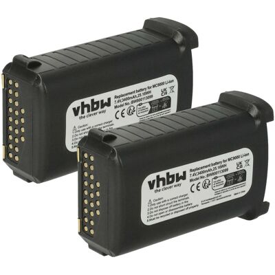 Vhbw 2x Batterie Compatible Avec Symbol Mc9200-g, Mc920, Mc909x-s, Mc9190, Mc9190-k, Mc9190-g Ordinateur Handheld (3400mah, 7,4v, Li-ion) - Publicité Vhbw 2x Batterie Compatible Avec Symbol Mc9200-g, Mc920, Mc909x-s, Mc9190, Mc9190-k, Mc9190-g Ordinateur Handheld (3400mah, 7,4v, Li-ion) - Publicité