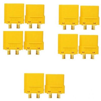 OEM Jaune,5 Paires Xt90 Batterie Connecteur, Xt90 Connecteur Mâle Et Femelle, Avec Thermorétractable Tube, Pour Rc Lipo Battery - Publicité OEM Jaune,5 Paires Xt90 Batterie Connecteur, Xt90 Connecteur Mâle Et Femelle, Avec Thermorétractable Tube, Pour Rc Lipo Battery - Publicité