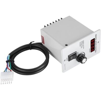 ABYSSE Contrôleur De Vitesse De Moteur Numérique Réglable En Continu 220 V Ca 50 Hz 15-400 W 0-1450 Tr/min (400 W) - Publicité ABYSSE Contrôleur De Vitesse De Moteur Numérique Réglable En Continu 220 V Ca 50 Hz 15-400 W 0-1450 Tr/min (400 W) - Publicité