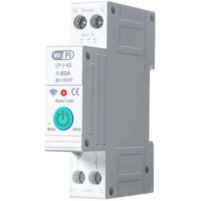 OEM Disjoncteur Intelligent Wi-fi, Compteur D'Électricité Connecté, Disjoncteur Monté Sur Rail Din Avec Télécommande, 1p 63a - Publicité OEM Disjoncteur Intelligent Wi-fi, Compteur D'Électricité Connecté, Disjoncteur Monté Sur Rail Din Avec Télécommande, 1p 63a - Publicité