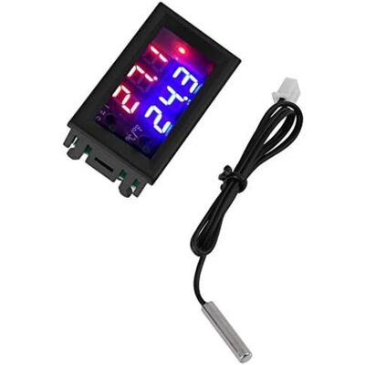 MOXIE Dc 12v Thermostat Numérique Contrôleur De Température Numérique Tout Usage Avec Capteur, Plage De Mesure De La Température: - 50 ℃ 110 - Publicité MOXIE Dc 12v Thermostat Numérique Contrôleur De Température Numérique Tout Usage Avec Capteur, Plage De Mesure De La Température: - 50 ℃ 110 - Publicité