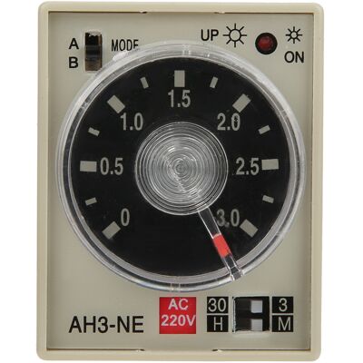 LBVIE Relais Temporisé À L'Enclenchement Mini, Multi-périodes Réglables, Double Mode Ah3 Ne Ac220v - Publicité LBVIE Relais Temporisé À L'Enclenchement Mini, Multi-périodes Réglables, Double Mode Ah3 Ne Ac220v - Publicité