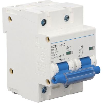 WEYTOLL Disjoncteur Dc 10ka, Capacité De Coupure 36mm, Protection Contre Les Surcharges Sur Rail Din Miniature Dc500v 125a - Publicité WEYTOLL Disjoncteur Dc 10ka, Capacité De Coupure 36mm, Protection Contre Les Surcharges Sur Rail Din Miniature Dc500v 125a - Publicité