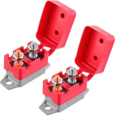 OEM 30a Disjoncteur De Remise À Zéro Automatique 12v - 24v Avec Boulons De Goujon De Recouvrement Pour Chargeur De Batterie, Camion, Moteur De Voiture Et Plus (2 Off)-dou - Publicité OEM 30a Disjoncteur De Remise À Zéro Automatique 12v - 24v Avec Boulons De Goujon De Recouvrement Pour Chargeur De Batterie, Camion, Moteur De Voiture Et Plus (2 Off)-dou - Publicité