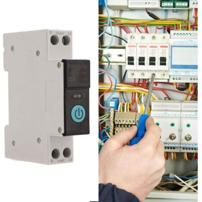 OEM Disjoncteur Sur Rail Din Commutateur Wifi Intelligent Télécommande Pour Téléphone Portable Sans Fil 3 Modes De Synchronisation Fonction Pour Appareils Ménagers Convient Pour La Maison(25a)-dou - Publicité OEM Disjoncteur Sur Rail Din Commutateur Wifi Intelligent Télécommande Pour Téléphone Portable Sans Fil 3 Modes De Synchronisation Fonction Pour Appareils Ménagers Convient Pour La Maison(25a)-dou - Publicité