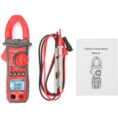 MOXIE Sjlerst Pince Multimètre Numérique, Ampèremètre-voltmètre De Test Électrique À Pince Numérique Multifonctionnelle, Pour La Fréquence De Résistance Rms Ac/dc, Pince Ampèremétrique De Fréquence De Tensi - Publicité MOXIE Sjlerst Pince Multimètre Numérique, Ampèremètre-voltmètre De Test Électrique À Pince Numérique Multifonctionnelle, Pour La Fréquence De Résistance Rms Ac/dc, Pince Ampèremétrique De Fréquence De Tensi - Publicité