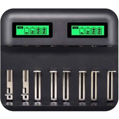 MOXIE Chargeur De Piles Rapide Chargeur Intelligent Avec Ecran Lcd Claire Rétro-éclairé Pour Piles Rechargeables Aa/aaa - Publicité MOXIE Chargeur De Piles Rapide Chargeur Intelligent Avec Ecran Lcd Claire Rétro-éclairé Pour Piles Rechargeables Aa/aaa - Publicité
