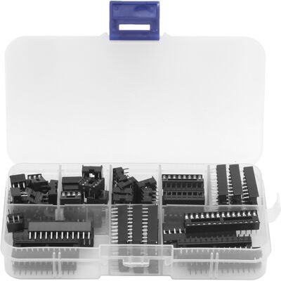 OEM Adaptateurs De 66 Supports De Circuits Intégrés En Ligne Pour Composants Électroniques Diy (6, 8, 14, 16, 18, 20, 24 Et 28 Broches) - Publicité OEM Adaptateurs De 66 Supports De Circuits Intégrés En Ligne Pour Composants Électroniques Diy (6, 8, 14, 16, 18, 20, 24 Et 28 Broches) - Publicité
