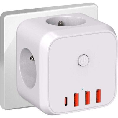 OEM Multiprise Murale 7 1 Avec Protection Contre Surcharges¶surtenseurs, Xu,multiprise 4000w/16a Porte De Sécurité,multiprise Electrique Transportable Pour Bureau Voyage-blanc --crezuo - Publicité OEM Multiprise Murale 7 1 Avec Protection Contre Surcharges¶surtenseurs, Xu,multiprise 4000w/16a Porte De Sécurité,multiprise Electrique Transportable Pour Bureau Voyage-blanc --crezuo - Publicité