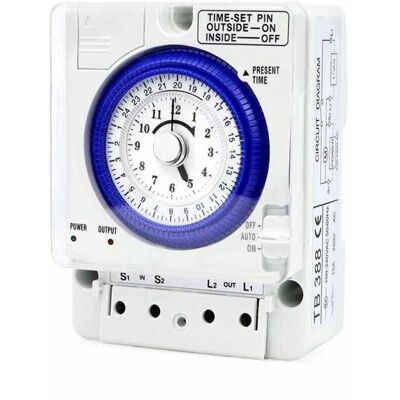 OEM Minuterie Mcanique Tb388tb35n (avec Batterie) Minuterie Mcanique Industrielle Manuelle/automatique Moteur Quartz 20a Contrleur D'clairage Hebdomadaire Diy Equipement Lectrique - Publicité OEM Minuterie Mcanique Tb388tb35n (avec Batterie) Minuterie Mcanique Industrielle Manuelle/automatique Moteur Quartz 20a Contrleur D'clairage Hebdomadaire Diy Equipement Lectrique - Publicité