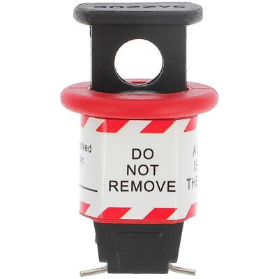 FATRD Dispositif De Verrouillage De Disjoncteur, Interrupteur Pneumatique, Verrouillage De Sécurité Électrique Pour L'Isolation De L'Alimentation-4.5x2.5cm-red - Publicité FATRD Dispositif De Verrouillage De Disjoncteur, Interrupteur Pneumatique, Verrouillage De Sécurité Électrique Pour L'Isolation De L'Alimentation-4.5x2.5cm-red - Publicité