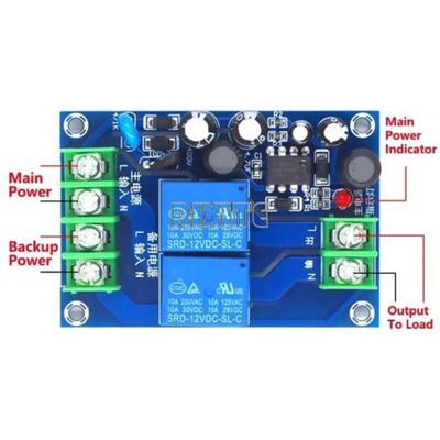 Andiamo Module De Commutation Automatique Bidirectionnelle 220 V. 10 A. Double Alimentation. Deux Entrées. Une Sortie. En Cas De Panne De Courant - Publicité Andiamo Module De Commutation Automatique Bidirectionnelle 220 V. 10 A. Double Alimentation. Deux Entrées. Une Sortie. En Cas De Panne De Courant - Publicité