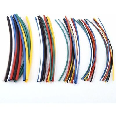 SANS MARQUE 70pcs Gaine Thermorétractable 5 Tailles Assortiment 2: 1 Tube Rétractable Sans Halogène Tube Manchon Gaine Rétractable Kit, 7 Couleurs, - Publicité SANS MARQUE 70pcs Gaine Thermorétractable 5 Tailles Assortiment 2: 1 Tube Rétractable Sans Halogène Tube Manchon Gaine Rétractable Kit, 7 Couleurs, - Publicité