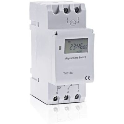 KOMIRO Interrupteur Industriel Tm615-2, Minuterie Numérique Programmable Électronique À Microprocesseur, Commande Par Relais, 12 V, 110 V, 220 V, 16 A, Montage Sur Rail Din - Publicité KOMIRO Interrupteur Industriel Tm615-2, Minuterie Numérique Programmable Électronique À Microprocesseur, Commande Par Relais, 12 V, 110 V, 220 V, 16 A, Montage Sur Rail Din - Publicité