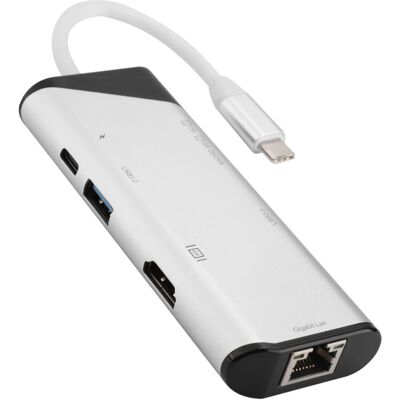 OEM Hub Multiport Portable, Boîtier En Aluminium, Adaptateur Multimédia, Prend En Charge La Transmission Haut Débit Et La Fonctionnalité Bidirectionnelle Otg. Publicité OEM Hub Multiport Portable, Boîtier En Aluminium, Adaptateur Multimédia, Prend En Charge La Transmission Haut Débit Et La Fonctionnalité Bidirectionnelle Otg. Publicité