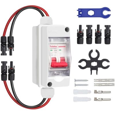 MOXIE Sjlerst Interrupteur De Déconnexion Pv Dc 32 A 500 V, Mcb 2p Commutateur D'Air De Commutation De De Dissipateur De Courant Solaire, Disjoncteur Miniature Avec Boîtier De Distributio - Publicité MOXIE Sjlerst Interrupteur De Déconnexion Pv Dc 32 A 500 V, Mcb 2p Commutateur D'Air De Commutation De De Dissipateur De Courant Solaire, Disjoncteur Miniature Avec Boîtier De Distributio - Publicité