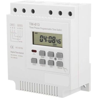OEM Minuterie Programable - Minuteur 380v Tm-163 Commutateur De Minuterie Pour Moteur Triphasé 350v-420vac - Publicité OEM Minuterie Programable - Minuteur 380v Tm-163 Commutateur De Minuterie Pour Moteur Triphasé 350v-420vac - Publicité
