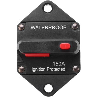 OEM Jeffergarden Disjoncteur 32 V Cc Avec Réarmement Manuel, Étanche, Pour Voiture, Bateau, Camion, Bus, Camping-car, Quad, 150 A-dou - Publicité OEM Jeffergarden Disjoncteur 32 V Cc Avec Réarmement Manuel, Étanche, Pour Voiture, Bateau, Camion, Bus, Camping-car, Quad, 150 A-dou - Publicité