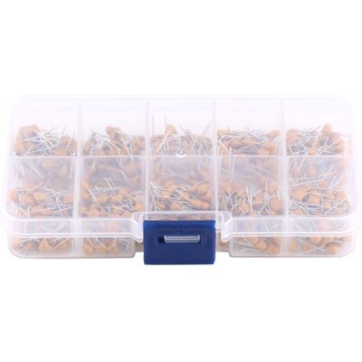 OEM 500 Condensateurs Céramiques Multicouches Monolithiques (10 Valeurs : 0,1 Μf À 10 Μf) Avec Boîte De Rangement - Publicité OEM 500 Condensateurs Céramiques Multicouches Monolithiques (10 Valeurs : 0,1 Μf À 10 Μf) Avec Boîte De Rangement - Publicité