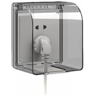 FOGSHIELD 1pc Sortie Couvercle Childproof 86 Modèle Universel Boîtier De Prise Étanche 12.2×10.8×7.3 Cm Prises Extérieures Étanches Pour Interrupteur - Publicité FOGSHIELD 1pc Sortie Couvercle Childproof 86 Modèle Universel Boîtier De Prise Étanche 12.2×10.8×7.3 Cm Prises Extérieures Étanches Pour Interrupteur - Publicité