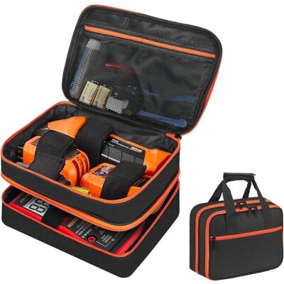 Scotch Mallette De Transport Pour Testeur De Circuit Klein Tools Et310, Détecteur De Disjoncteur Ca Rt250, Testeur De Prise Gfci, Kit De Test Électrique, Sac À Outils Pour Multimètre Numériq - Publicité Scotch Mallette De Transport Pour Testeur De Circuit Klein Tools Et310, Détecteur De Disjoncteur Ca Rt250, Testeur De Prise Gfci, Kit De Test Électrique, Sac À Outils Pour Multimètre Numériq - Publicité