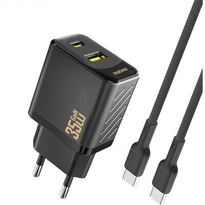 OEM Chargeur Mural Usb-a/usb-c Avec Câble Usb-c Pd Qc 35 W - Noir - Publicité OEM Chargeur Mural Usb-a/usb-c Avec Câble Usb-c Pd Qc 35 W - Noir - Publicité