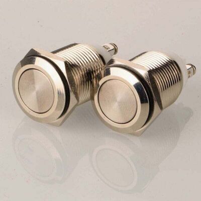 OEM 2pcs 16mm 5a/12v/24v/125v/250v Verrouillage Interrupteur À Bouton Poussoir À Vis En Acier Inoxydable Interrupteur Etanche À L'Eau(tête Plate) - Publicité OEM 2pcs 16mm 5a/12v/24v/125v/250v Verrouillage Interrupteur À Bouton Poussoir À Vis En Acier Inoxydable Interrupteur Etanche À L'Eau(tête Plate) - Publicité