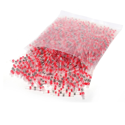 OEM 800 Connecteurs De Fil À Souder Scellés Rouges 22-18 Awg - Gaine Thermorétractable - Publicité OEM 800 Connecteurs De Fil À Souder Scellés Rouges 22-18 Awg - Gaine Thermorétractable - Publicité
