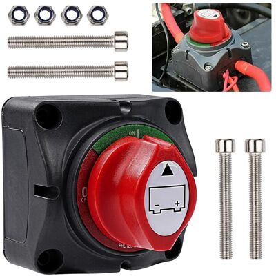 OEM Coupe Circuit Batterie 12v-48v: Coupe Batterie Voiture 48v 275a Interrupteur Sectionneur - Commutateur D'Isolateur De Batterie Pour Bateau Camion Camping Car Tracteur - Publicité OEM Coupe Circuit Batterie 12v-48v: Coupe Batterie Voiture 48v 275a Interrupteur Sectionneur - Commutateur D'Isolateur De Batterie Pour Bateau Camion Camping Car Tracteur - Publicité