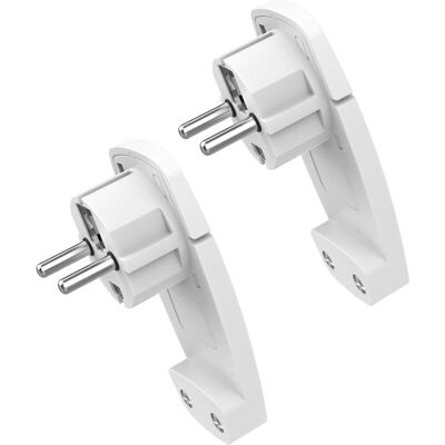OEM 2 Pièces Prise Extra Plate Fiche Plate Blanche - Pour Câbles Avec Section De Câble 1,5 Mm² Prise Européenne Accueil Ip20 250 V (16a) - Publicité OEM 2 Pièces Prise Extra Plate Fiche Plate Blanche - Pour Câbles Avec Section De Câble 1,5 Mm² Prise Européenne Accueil Ip20 250 V (16a) - Publicité