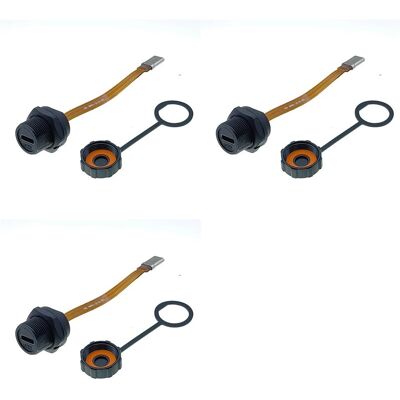 OEM Convient Aux Connecteurs Plats Pfc Femelles Vers Mâles 3x, Indice D'Étanchéité Ip67/ip68, Type C, Filetage 3.1, Type C 3.1 - Publicité OEM Convient Aux Connecteurs Plats Pfc Femelles Vers Mâles 3x, Indice D'Étanchéité Ip67/ip68, Type C, Filetage 3.1, Type C 3.1 - Publicité