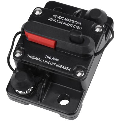OEM Disjoncteur En Ligne Pour Autoradio Dc12v-42v À Réarmement Manuel (100 A) - Publicité OEM Disjoncteur En Ligne Pour Autoradio Dc12v-42v À Réarmement Manuel (100 A) - Publicité