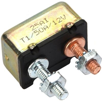OEM Jeffergarden Disjoncteur Universel À Réarmement Automatique 12/24 V Pour Applications Marines (50 A) Avec Couvercle Métallique-dou - Publicité OEM Jeffergarden Disjoncteur Universel À Réarmement Automatique 12/24 V Pour Applications Marines (50 A) Avec Couvercle Métallique-dou - Publicité