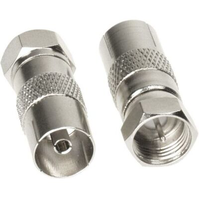 Scotch Aiperq Adaptateur Antenne Prise F Male Vers Prise Coaxiale Femelle - Publicité Scotch Aiperq Adaptateur Antenne Prise F Male Vers Prise Coaxiale Femelle - Publicité