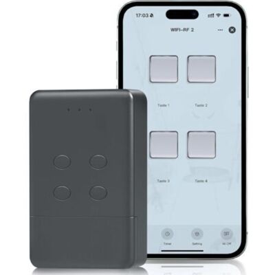 RICEEL Ouvre-porte De Garage Intelligent Wi-fi Pour Hörmann Hsm4-868, Hse2-868, Hs4-868, Pour Marantec Digital 302, 304, 382 868,3 Mhz, Contrôle Par Application, Compatible Avec Hörmann & Marantec 868 - Publicité RICEEL Ouvre-porte De Garage Intelligent Wi-fi Pour Hörmann Hsm4-868, Hse2-868, Hs4-868, Pour Marantec Digital 302, 304, 382 868,3 Mhz, Contrôle Par Application, Compatible Avec Hörmann & Marantec 868 - Publicité