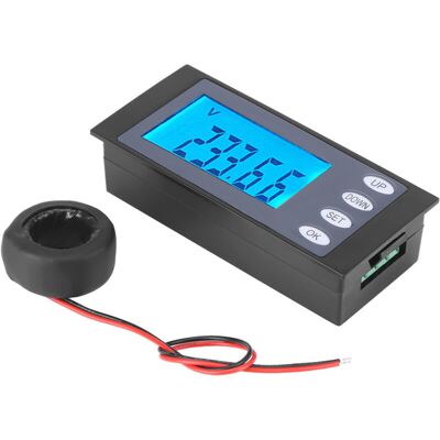 OEM Peacefair Compteur Numérique Ac 80-260v 100a : Courant, Tension, Puissance, Kwh, Heure, Voltmètre, Transformateur De Courant - Publicité OEM Peacefair Compteur Numérique Ac 80-260v 100a : Courant, Tension, Puissance, Kwh, Heure, Voltmètre, Transformateur De Courant - Publicité