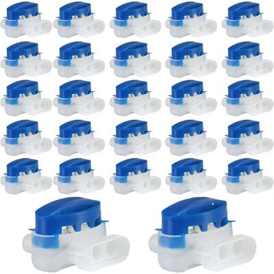 SANS MARQUE 40 Pcs Connects Cable Robot Tondeuse Remplis De Gel Résine, Connects Étanche 314 Pour Connects Robot Tondeuse Automower- Étanches, Sûrs, Dénudage Inutile,,bleu - Publicité SANS MARQUE 40 Pcs Connects Cable Robot Tondeuse Remplis De Gel Résine, Connects Étanche 314 Pour Connects Robot Tondeuse Automower- Étanches, Sûrs, Dénudage Inutile,,bleu - Publicité