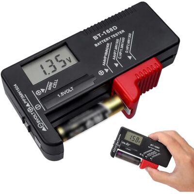 OEM Testeur De Piles Universel Bt-168d - Test Batterie Numérique Aa Aaa C 9v Bouton-dou - Publicité OEM Testeur De Piles Universel Bt-168d - Test Batterie Numérique Aa Aaa C 9v Bouton-dou - Publicité