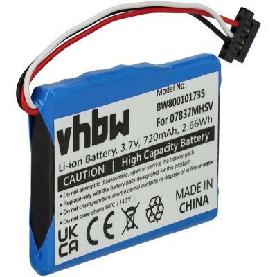 Vhbw Batterie Compatible Avec Becker Transit 50, 50 Lmu Gps, Appareil De Navigation (720mah, 3,7v, Li-ion) - Publicité Vhbw Batterie Compatible Avec Becker Transit 50, 50 Lmu Gps, Appareil De Navigation (720mah, 3,7v, Li-ion) - Publicité