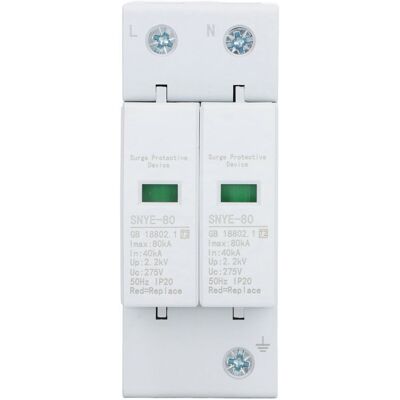 SANS MARQUE Dispositif De Protection Contre Les Surtensions 80ka, Protect De Tension Domestique, Réponse Rapide, Indication De Défaut, Dispositif Parafoudre 2p 275v - Publicité SANS MARQUE Dispositif De Protection Contre Les Surtensions 80ka, Protect De Tension Domestique, Réponse Rapide, Indication De Défaut, Dispositif Parafoudre 2p 275v - Publicité