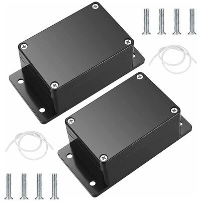 Andiamo Boîte De Dérivation Étanche Ip65 – 2 Pièces 100 X 68 X 50 Mm – Abs Noir Pour Installations Intérieures Et Extérieures – Protection Optimale Câbles - Publicité Andiamo Boîte De Dérivation Étanche Ip65 – 2 Pièces 100 X 68 X 50 Mm – Abs Noir Pour Installations Intérieures Et Extérieures – Protection Optimale Câbles - Publicité