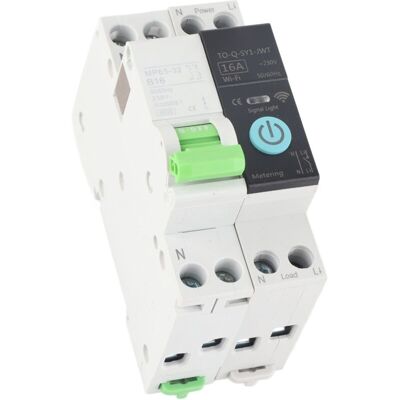 OEM Disjoncteur De Circuit Wifi 1p + N Avec Mesure De La Capacité De Rupture 6ka Remote Contrôle 16a Ac230v-crezuo - Publicité OEM Disjoncteur De Circuit Wifi 1p + N Avec Mesure De La Capacité De Rupture 6ka Remote Contrôle 16a Ac230v-crezuo - Publicité