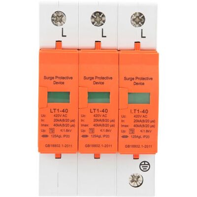 ABYSSE Dispositif De Protection Contre Les Surtensions Et Les Basses Tensions Triphasé 20 Ka-40 Ka 420 V Ca Pour Applications Domestiques - Publicité ABYSSE Dispositif De Protection Contre Les Surtensions Et Les Basses Tensions Triphasé 20 Ka-40 Ka 420 V Ca Pour Applications Domestiques - Publicité