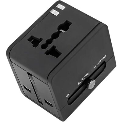 MOXIE Adaptateur Prise Universelle,adaptateur Universel De Voyage,adaptateur Prise France Vers Usa Uk Canada Australie Japon Adaptateur De Voyage Avec 2 Usb,adaptateur Voyage Adapté Aux 150+ Pays - Publicité MOXIE Adaptateur Prise Universelle,adaptateur Universel De Voyage,adaptateur Prise France Vers Usa Uk Canada Australie Japon Adaptateur De Voyage Avec 2 Usb,adaptateur Voyage Adapté Aux 150+ Pays - Publicité