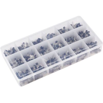 ABYSSE Kit De Transistors Mixtes (900 Pièces, 18 Types Différents) - Composants Électroniques - A1015-2n5551 - Publicité ABYSSE Kit De Transistors Mixtes (900 Pièces, 18 Types Différents) - Composants Électroniques - A1015-2n5551 - Publicité