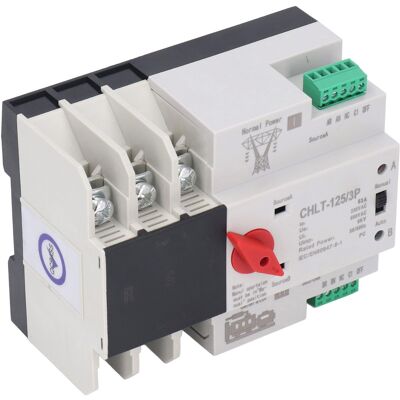 LBVIE Commutateur De Transfert Automatique Triphasé À Double Alimentation, Ignifugé Et Sans Interruption, 230 V Ca/ca, 63 A - Publicité LBVIE Commutateur De Transfert Automatique Triphasé À Double Alimentation, Ignifugé Et Sans Interruption, 230 V Ca/ca, 63 A - Publicité