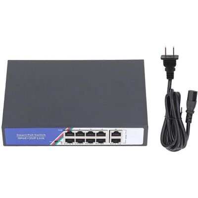 MIXHOME Commutateur Poe 10 Ports, Non Administrable, Commutateur Ethernet Réseau Plug-and-play, Capacité De 20 Gbit/s, Boîtier Métallique, 100 - Publicité MIXHOME Commutateur Poe 10 Ports, Non Administrable, Commutateur Ethernet Réseau Plug-and-play, Capacité De 20 Gbit/s, Boîtier Métallique, 100 - Publicité