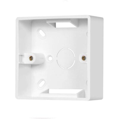OEM 86 Type Cadre En Saillie Pour Boîte De Jonction Faceplate Single Socket 86 X 86 X 34 Mm Blanc Boîte En Saillie - Publicité OEM 86 Type Cadre En Saillie Pour Boîte De Jonction Faceplate Single Socket 86 X 86 X 34 Mm Blanc Boîte En Saillie - Publicité