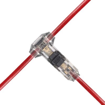 MOXIE 12 Pièces Connecteur En T Pour Fil Électrique 20/22 Awg, Connecteur De Câble À Épissure Rapide Pour Voiture, Lumière, Audio - Publicité MOXIE 12 Pièces Connecteur En T Pour Fil Électrique 20/22 Awg, Connecteur De Câble À Épissure Rapide Pour Voiture, Lumière, Audio - Publicité